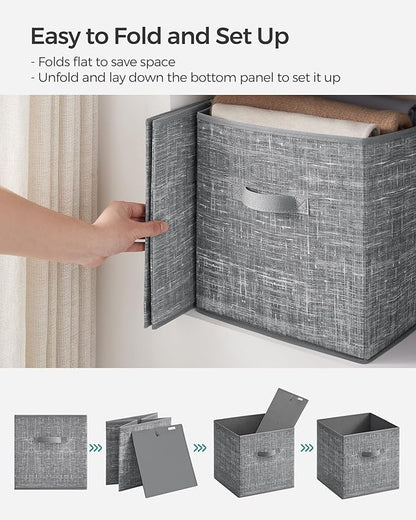 SONGMICS Storage Cubes, 13-Inch Non-Woven Fabric Bins - Image 6