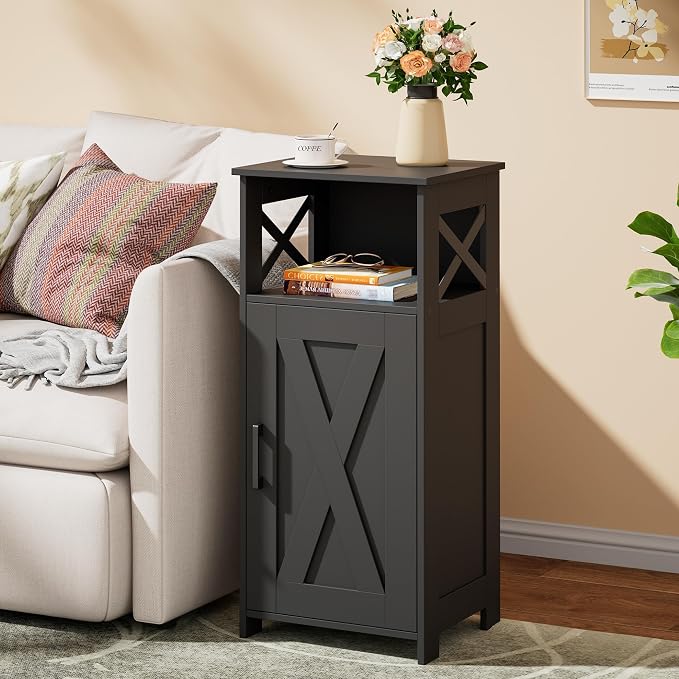 Homhedy Farmhouse Bathroom Storage Cabinet - Image 7