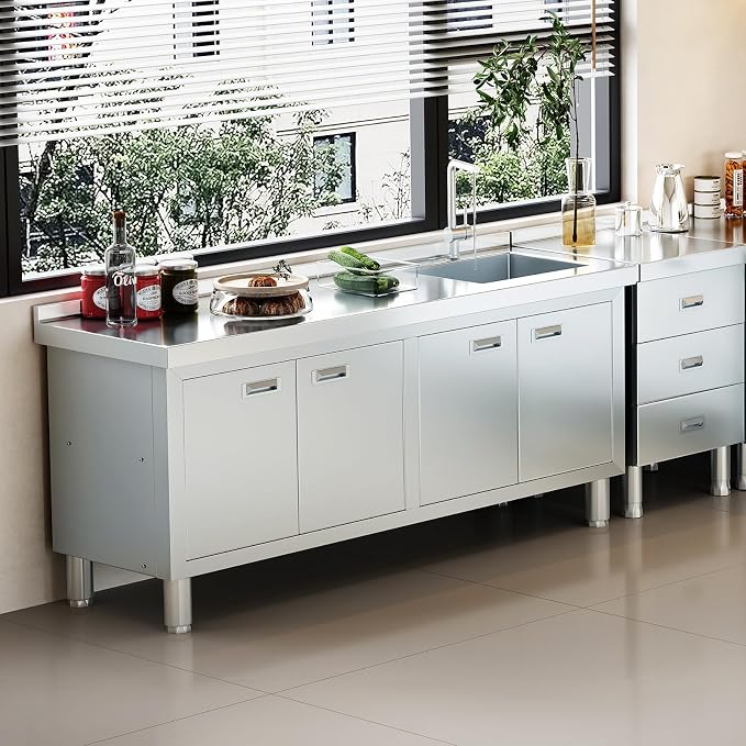 WWK 59" x 21" Stainless Steel Sink - Image 2