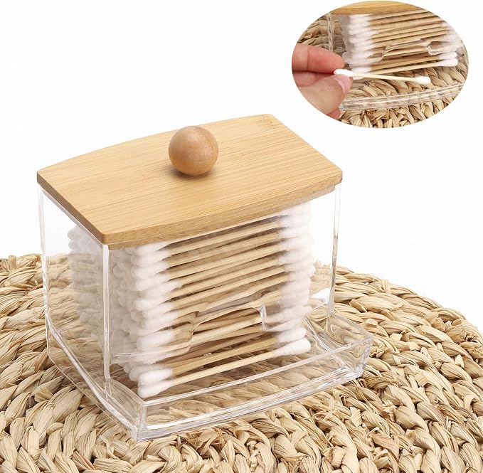 Tbestmax 10oz Qtip Holder Dispenser - Image 5