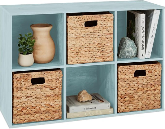 Best Choice Products Kids Bookcase 6-Cube Storage Organizer, 13.5in Shelf by Unknown