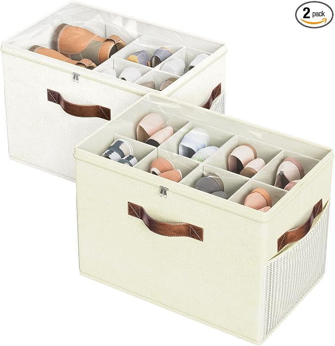 Budding Joy 2 Pack Shoe Organizer by BuddingJoy-BuildaJoyfulLifeforYou
