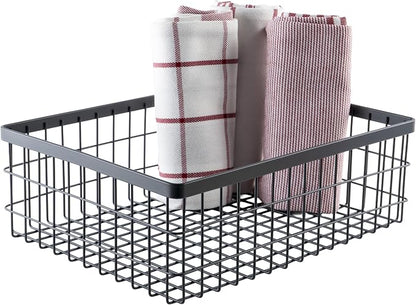 G.E.T. WB-1294-MG Rectangular Metal Storage Wire Basket by Unknown