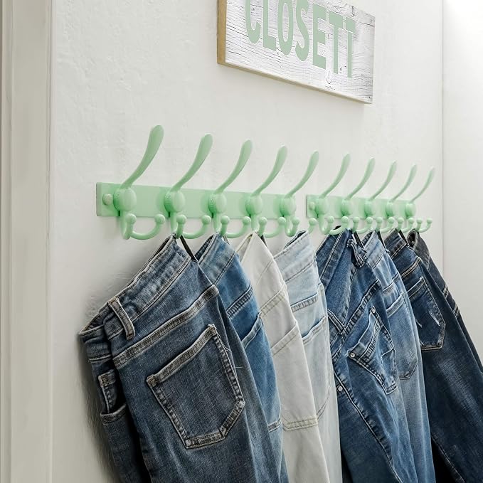 Dseap Coat Rack Wall Mount 2.0 Pro: Heavy Duty 300% Thicker, Stainless Steel - Image 5