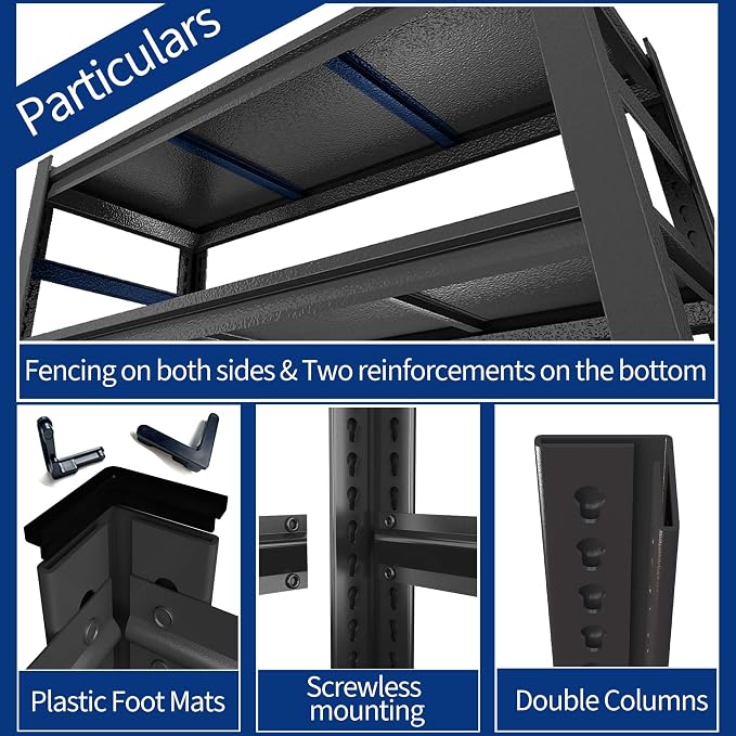 Garage Shelving, Heavy Duty Shelves, Metal Shelf - Image 4