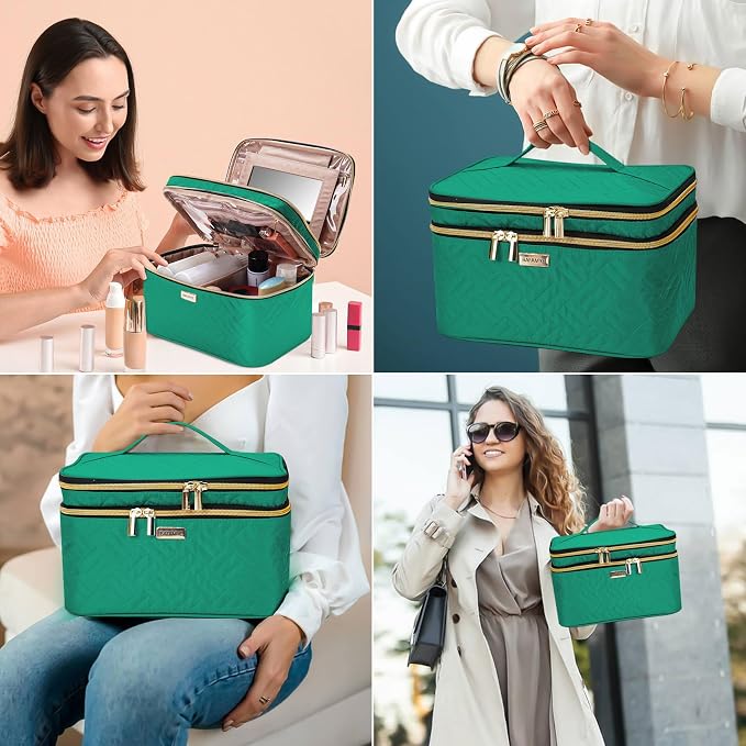 8.8L Double Layer Travel Makeup Bag - Image 6
