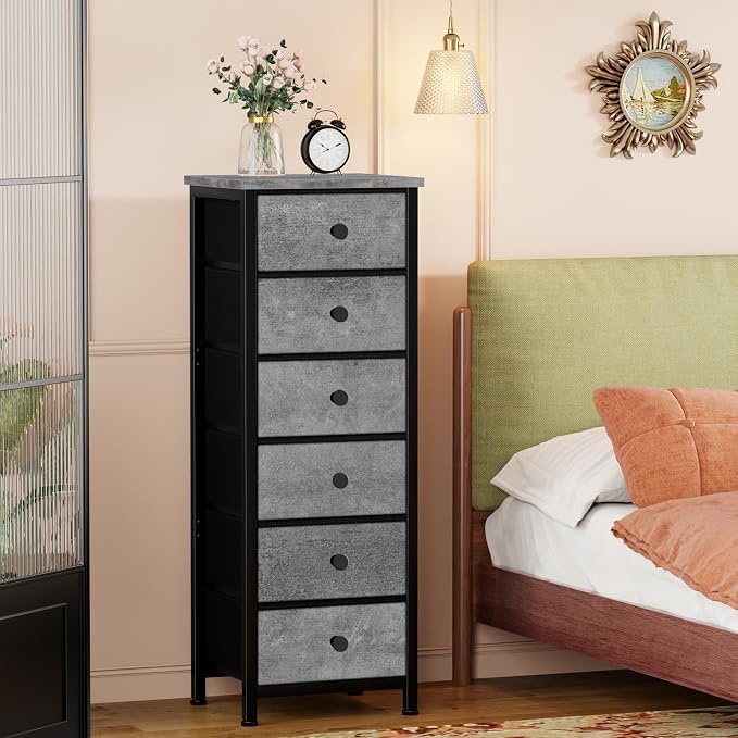 VASICAR Tall Narrow Dresser - Image 6