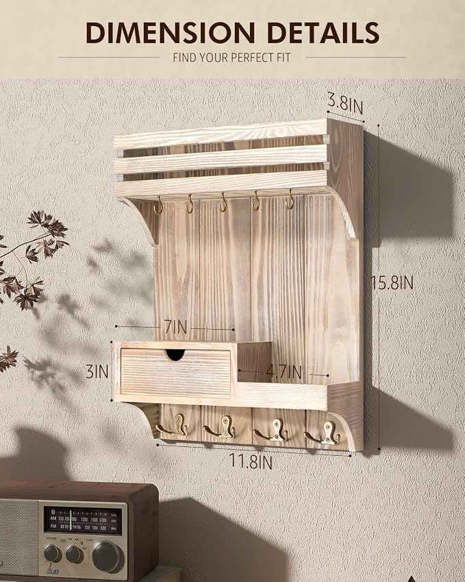 Rebee Vision Decorative Key Holder Wall Mount - Image 6
