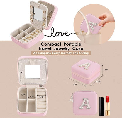Birthday Gifts For Women, Initial Jewelry Box, Travel Jewelry Case, Gifts for - Image 4