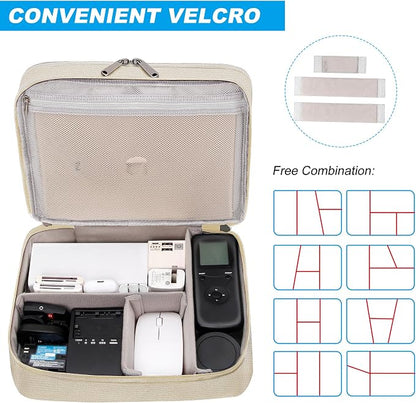 CILLA Electronic Organizer Travel Case, Travel Cord Organizer Case Portable - Image 5