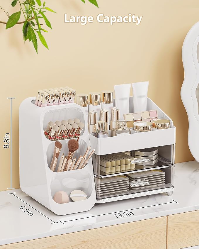 Makeup Organizer with Drawers, Skincare Organizer, Storage Box Cosmetic Display - Image 7