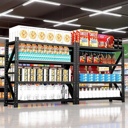 Heavy Duty Garage Storage Shelves 5000LBS Capacity, 4-Tier Large Industrial - Image 8
