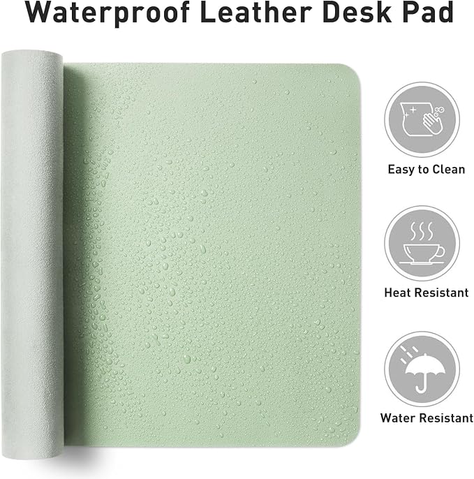 Aothia Large PU Leather Desk Pad Protector – Non-Slip Mouse Pad & Writing Mat - Image 7