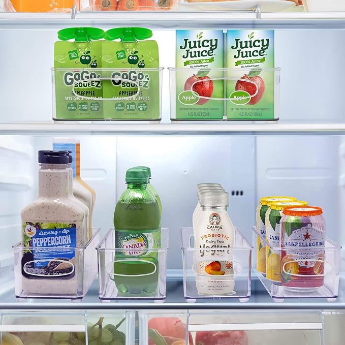 Sorbus Stackable Refrigerator Organizer Bins - Image 7