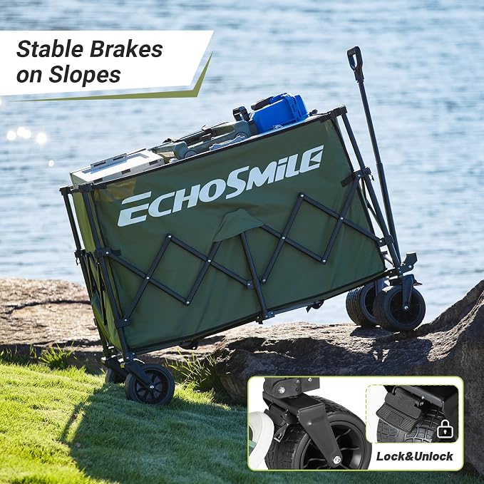 EchoSmile Collapsible Foldable Extended Wagon - Image 6