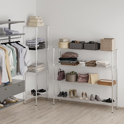 14" Deep x 60" Wide x 54" Height Wire Shelving Kit | 4-Tier | NSF Commercial - Image 7
