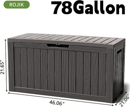 ROJIK Outdoor Storage Housing Deck Box - Image 2