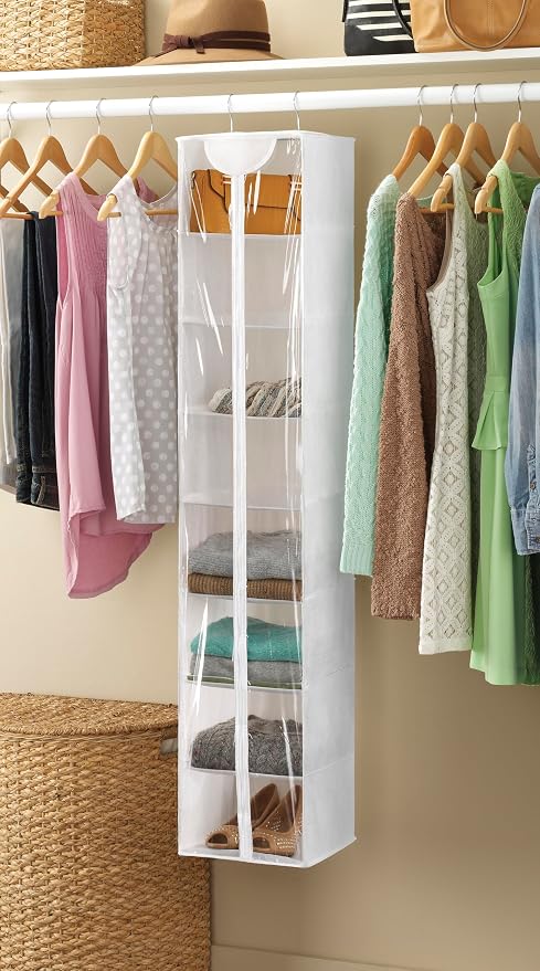 Whitmor Crystal Clear Hanging Sweater Bag - Image 2
