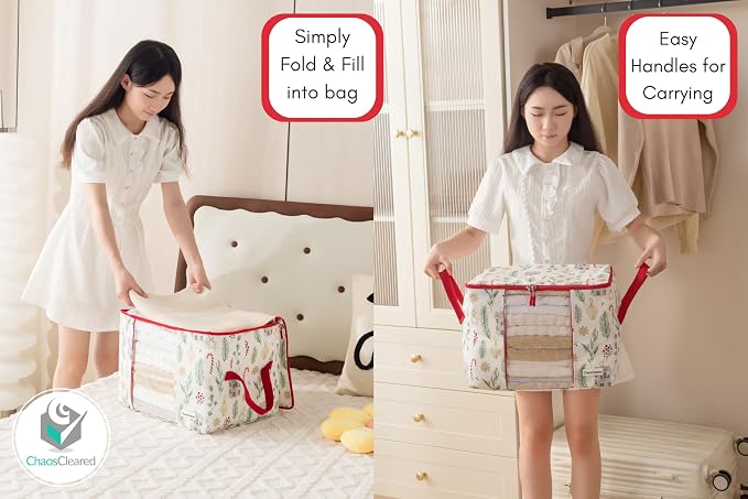 Canvas Storage Bags 2 Pack - Image 3