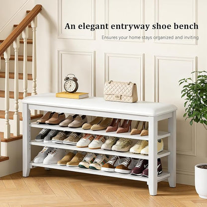 Taitiy Shoe Rack Bench Entryway Storage, Shoe Organizer Bench - Image 7