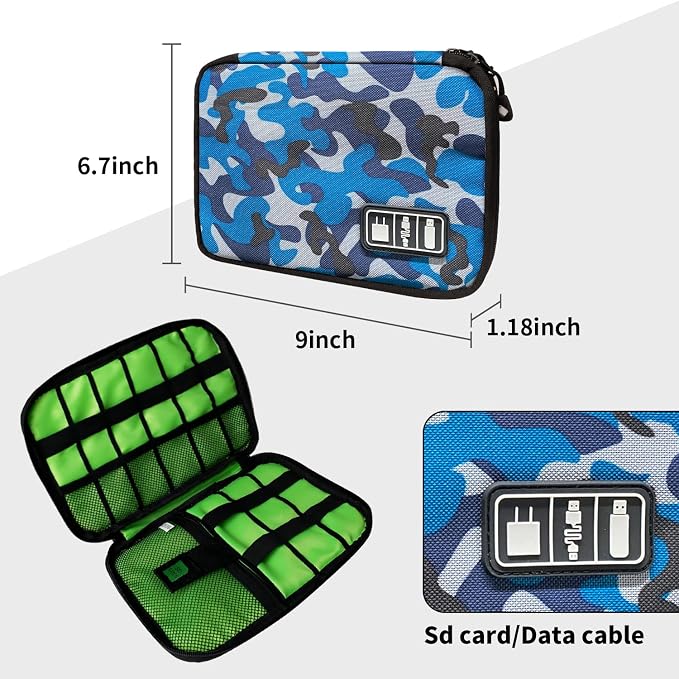 Lcsmaokin Electronics Travel Organizer, Portable Waterproof Electronic Travel - Image 5