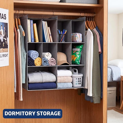 Ofiray-home 3 Tier Hanging Closet Organizer, 10 Compartments Sweater Organizer - Image 5