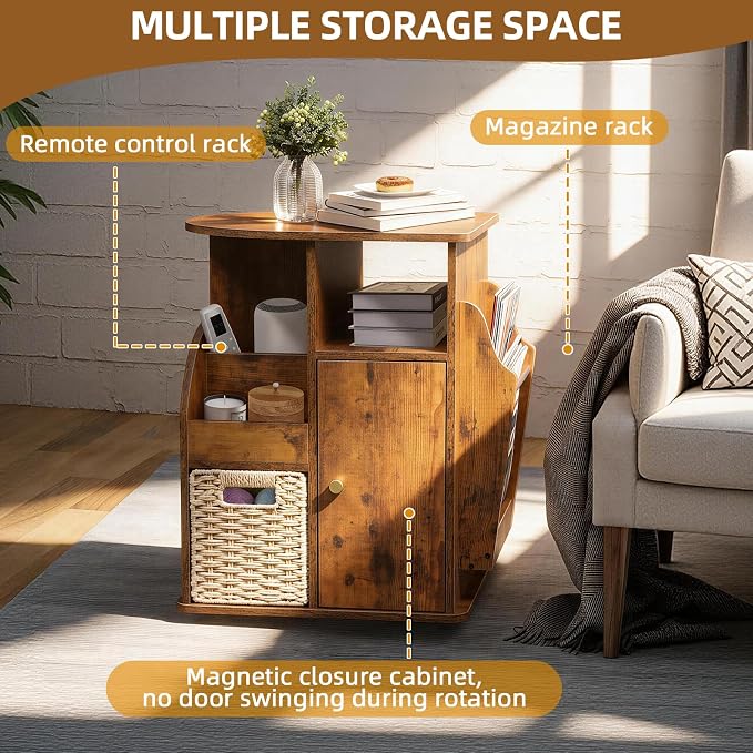 TooCust Rotating End Table - Image 5