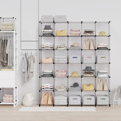 HOMIDEC Closet Organizers and Storage, 9 Cube Storage Organizer, Portable - Image 2