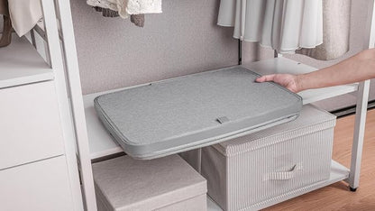 Laundry Hamper with lid, 100L Large Capacity Foldable Laundry Basket with Dual - Image 8