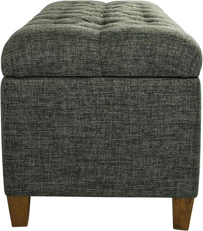HomePop Ainsley 40" Storage Ottoman Bench - Image 11