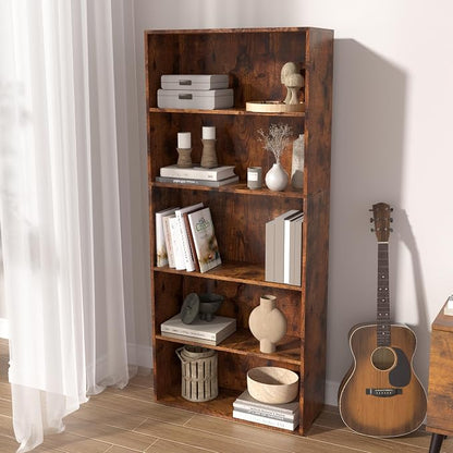 Wooden Cube Storage Organizer, Low Bookcase Storage Display Organizer) - Image 7