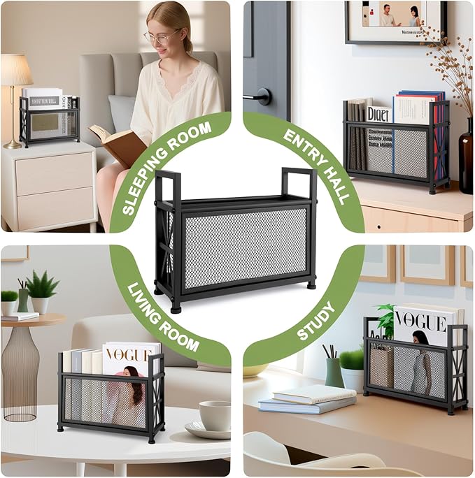 Magazine Rack & Holder – Multi-Purpose Storage Organizer - Image 4