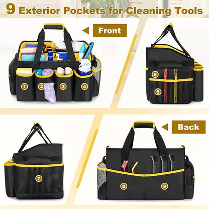 PGmoon Extra-Large Cleaning Caddy Organizer Bag - Image 4