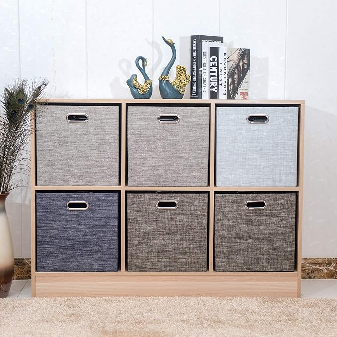 Foldable Storage Bins, 13×13 Storage Cubes Basket Containers - Image 3