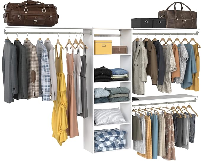 ClosetMaid SuiteSymphony Hanging Closet Kit Includes Tower, Closet Rods - Image 3