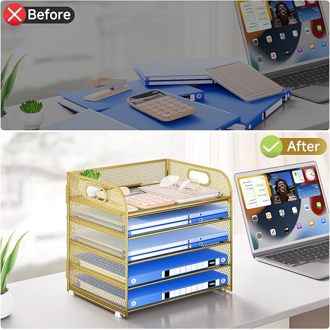 Paper Organizer Letter Tray - Image 5