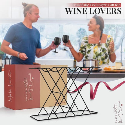 Gusto Nostro Small Wine Racks Countertop Storage - Image 6