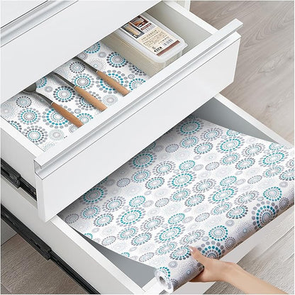 Drawer and Shelf Liner, Non-Slip Kitchen Cabinet Liners Non-Adhesive Thick by ALIUNI