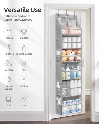 STORAGE MANIAC Over the Door Organizer Large Capacity Hanging Organizer - Image 5