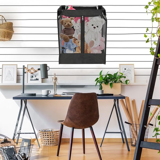Kokone Wall Hanging Basket for Slat Walls- Mesh Storage Basket for Slatwall - Image 3