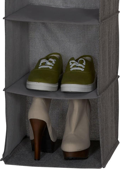 Household Essentials 6-Shelf Linen Hanging Closet Organizer - Image 4