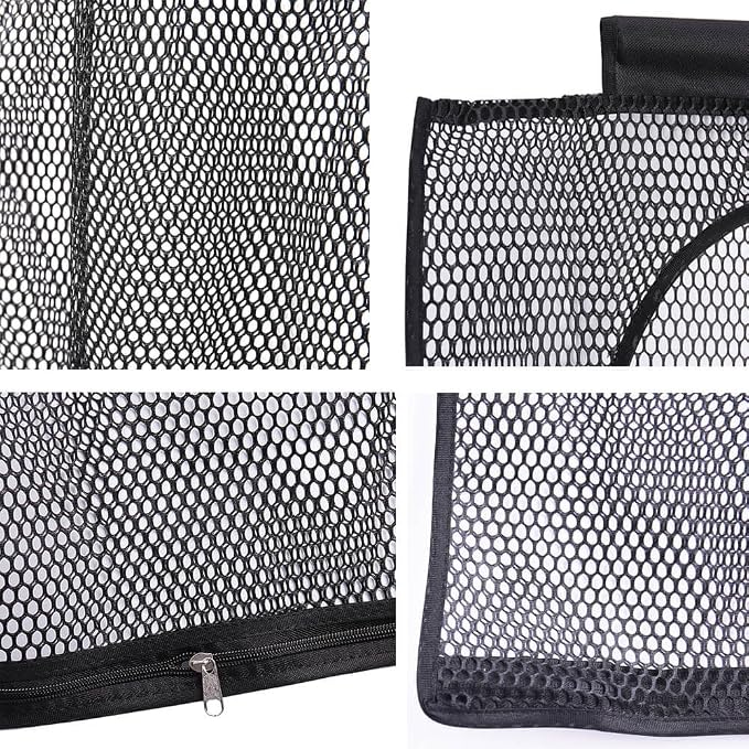 ALYER Breathable Mesh Laundry Hamper, Foldable Hanging Closet Storage Basket - Image 3