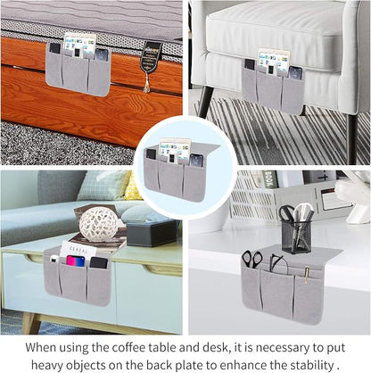 Bedside Caddy Bedside Storage Organizer Magazine Phone Tablet iPad Remote Holder - Image 5
