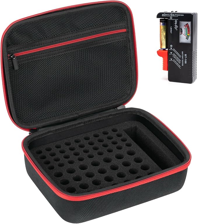 Battery Organizer Storage Case by Bjabtan