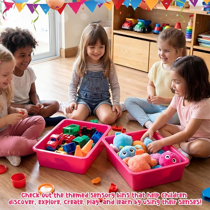 Hoteam 10 Pcs Flat Storage Organizer Tray Bin Paper Tray - Image 7