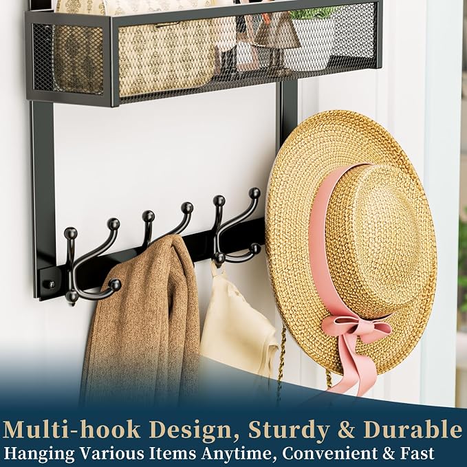Consumest Over The Door Hooks Organizer - Image 3