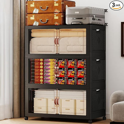 1016QT Extra Large Stackable Storage Bins by VNVTO