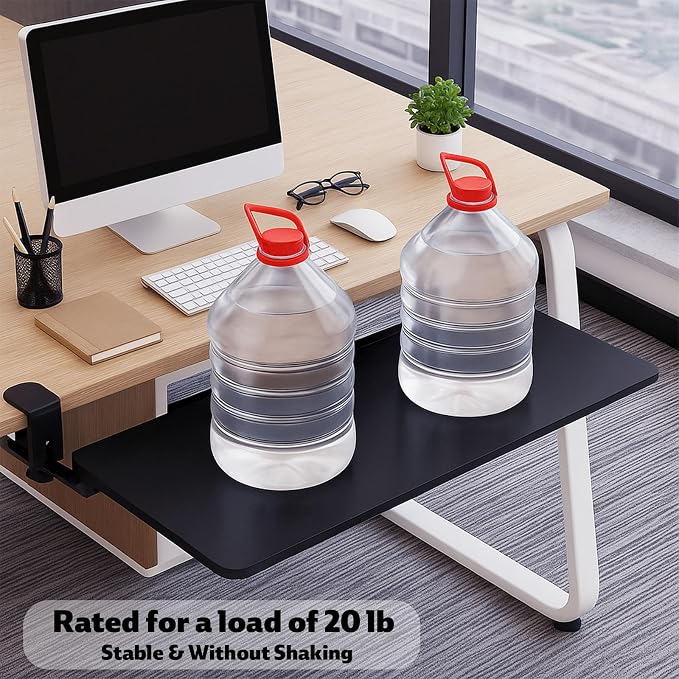 Large Keyboard Tray That Slides Out from Under The Desk, Pull Out - Image 5
