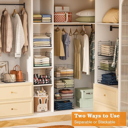 Yociyoga 7-Tier Stackable Closet Organizers and Storage Shelves, Foldable - Image 4