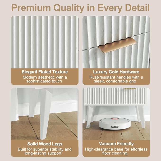 White Bathroom Floor Cabinet - Image 5